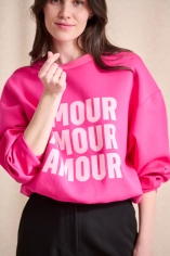 Sudadera fucsia